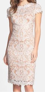 Illusion Yoke Lace Sheath Dress Sponsored By Nordstrom Rack Lace Fashion Pretty Outfits Blush Lace Dress