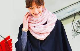 Loop stricken ist auch etwas für strickanfänger. Loop Schal Mit Zopfmuster Stricken Und Hakeln