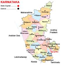 ___ satellite view and map of karnataka (कर्नाटक), india. How Many Districts Are There In The State Of Karnataka Quora