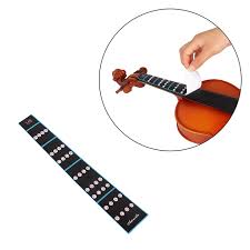Us 1 89 5 Off Moonembassy Violin Fiddle Fingerboard Fret Guide Label Finger Chart For Beginner Violin Accessories In Violin Parts Accessories From