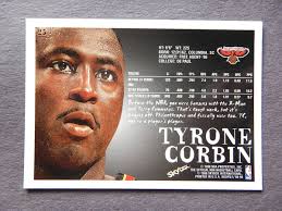 Tyrone Corbin #25 NBA Hoops 1998 Basketball Card (Atlanta Hawks)