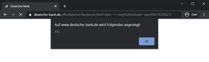 There are a few valid reasons for this 23.4 mark. Deutsche Bank De Dom Based Xss Dank Tracking Zerody S Buglog Blog