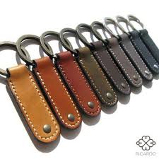 Ricardo Cuir Creation Porte Clefs Leather Fashion Accessories Leather Keychain Leather Accessories Handmade