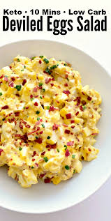 Keto Deviled Egg Salad Recipe Deviled Egg Salad Keto Recipes Dinner Keto Deviled Eggs