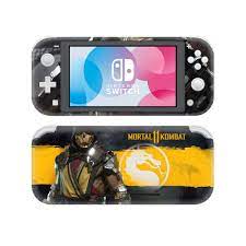 Nintendo Switch Lite Console Skin Decal Sticker Mortal Kombat Custom Design Set Zoomhit Nintendo Switch Nintendo Mortal Kombat