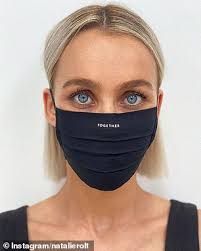 These reusable face masks are made with breathable cotton materials, washable, and fitted with a filter to help fight the spread of illness. Coronavirus Australian Label Natalie Rolt Slammed For Selling Designer Face Masks Daily Mail Online