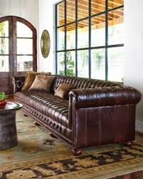 Chesterfield Sofa Hadley Court Leather Chesterfield Sofa Tufted Leather Sofa Old Hickory Tannery