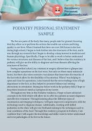 Professional Podiatry Personal Statement Writing Personal Statement Examples Personal Statement Neonatology