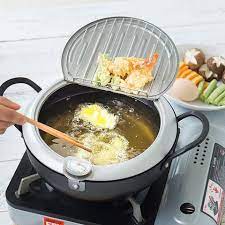Stainless Steel Flat Bottom Fryer Dealz Ninjaa Cooking No Cook Meals Spicy Recipes