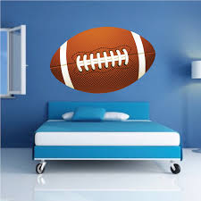 All of these templates are 100% customizable! Large Football Wallpaper Graphic Large Football Wall Adhesive Boys Room Football Wall Decor Kids Sports Decals Primedecals
