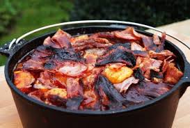 Dutch Oven Schichtfleisch Gericht Klassiker Gluthelden Schichtfleisch Einfache Gerichte Rezepte