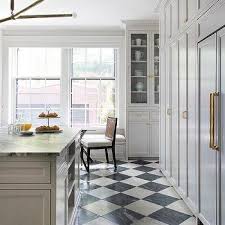 Carrara white honed marble floor and wall tile to incorporate a distinctive, contemporary aesthetic enhancement into kitchens, bathrooms and more. Black Marble Kitchen Floor Tiles Design Ideas