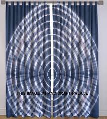 Beautiful Indian Tie Dye Shibori Cotton Fabric Curtain Window Hanging Curtains Has Two Curtain Rope Tieback Hol Mandala Curtains Tie Dye Diy Shibori Designs