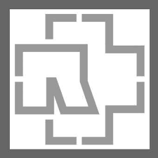 Rammstein logo decals sticker free shipping. Rammstein Logo Aufkleber Silber Freistehend 30x30mm Rammsteinshop