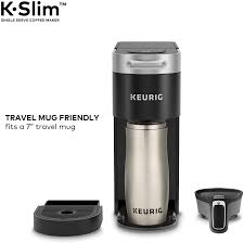 Reusable pods do not allow to add the same amount of coffee as the original pods. Buy Keurig K Slim Coffee Maker Single Serve K Cup Pod Coffee Brewer 8 To 12 Oz Brew Sizes Black Online In Hong Kong B083248s3b