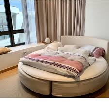 Round beds, round mattresses & round sleeper sofas. Lovely Round Bed Furniture Home Living Furniture Bed Frames Mattresses On Carousell