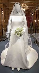 Those interested in seeing meghan markle's stunning gown and tiara and prince harry's dashing uniform will now get their chance as windsor castle is hosting an exhibit dedicated to couple's may nuptials. Meghan Markle S Wedding Dress Goes On Display And There S A Surprise Personal Twist Megan Markle Wedding Dress Royal Wedding Gowns Meghan Markle Wedding Dress