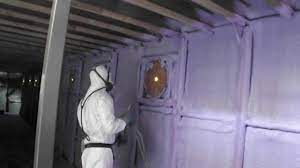 Steel Boat Insulation Basf Walltite Spray Foam Insulation Youtube