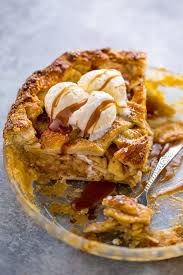 salted caramel apple pie baker by nature