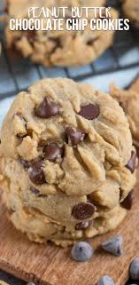 Peanut Butter Chocolate Chip Cookies Crazy For Crust Recipe Chocolate Cookie Recipes Cookies Recipes Chocolate Chip Perfect Chocolate Chip Cookies
