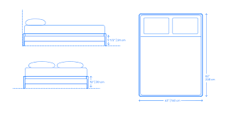 Bed Frames Dimensions Drawings Dimensions Guide