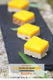 Carres Au Citron Une Mignardise Delicieuse Et Acidulee A Decouvrir Absolument Au Gouter Ou En Dessert Carres Au Citron Recette Mignardise Recettes De Cuisine