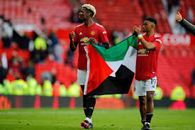 Latest official african national team jerseys from nike, adidas and puma. In Photos Man United Duo Pogba Diallo Hoist Palestinian Flag In Latest Show Of Support World Sports Ahram Online