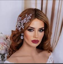 Bridal Hair Comb Clip Party Floral Crystal Head Piece Band Wedding  Headpiece Anniversary Accessory Weddings Jewelry Brides Gift Accessories