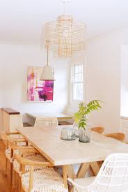 A dining room is a room for consuming food. Anthropologie Deco Rattan Pendant Light Vintage Dining Room Owens And Davis
