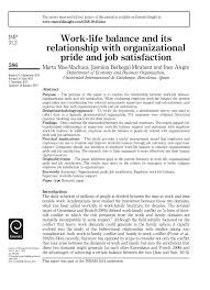 Bordeaux is a port city on the river garonne in the gironde department in southwestern france. Pdf Work Life Balance And Its Relationship With Organizational Pride And Job Satisfaction