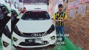 Polish lampu kereta shah alam. Perodua Myvi Headlamp Coating Smoke Black Cobra Stone Yellow Lemon From Shah Alam Youtube