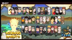 You can also choose the antagonist from the naruto series. Naruto Senki Update Full Character Youtube