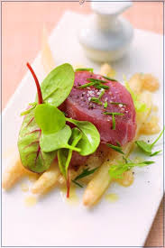 Weisser Spargel Mit Schalottenmarinade Und Thunfisch Rezepte Rezepte Spargel Essen