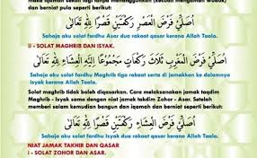 Melakukan sembahyang maghrib dalam waktu isyak itu dinamakan jamak takhir. Cara Solat Jamak Qasar Takhir Zafana Roza Cute766