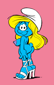 Smurfette Nude by meatpencil 