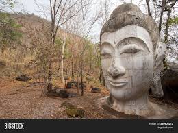 The leshan giant buddha is the world's largest stone buddha statue located in the sichuan province of china, near the city of leshan. Huge Sculpture Stone Image Photo Free Trial Bigstock
