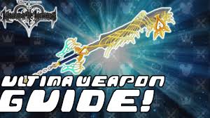 kingdom hearts hd 1 5 remix complete guide ultima weapon item synthesis new heartless kh final mix