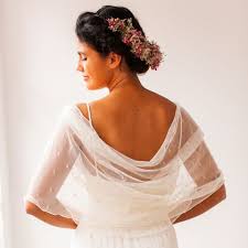 Vintage vtg 70s black purple semi sheer floral lace panels plunge racer back maxi slip negligee nightie s! 22 Best Bridal Shawls Of 2021