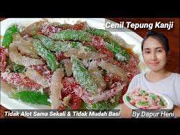 Cenil adalah salah satu jajanan tradisional dari indonesia yang menggunakan tepung kanji sebagai bahan dasar pembuatannya. Resep Cenil Tepung Tapioka Kenyal Tidak Alot Sama Sekali Awet Tidak Mudah Basi Youtube