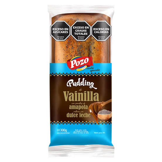 Pudding Pozo Vainilla con Semillas Relleno de Dulce de Leche por 300 gramos