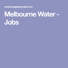 Melbourne Water Jobs Melbourne Water Job