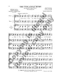 Get unbeatable quality & freshness. Finlandia Hymn Ttbb By Jean Sibelius J W Pepper Sheet Music
