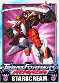 Optimus prime , arcee , bulkhead , bumblebee , ratchet, jack, miko and raf embark on a journey to defeat the villainous megatron and the decepticons 28 in his plan to use his secret new weapon. Starscream Wikipedia