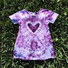 Black And Purple Tie Dye Girls Dress Size 4 Purple And Lavender Heart Tie Dye Dress Etsy In 2020 Tie Dye Tie Dye Shirts Kids Tie Dye