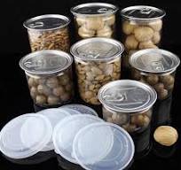 Bulk Plastic Jars Easy Open with Screwed Lid/Wholesale Empty Plastic Can  for Snacks,Banana Chips,Nuts,Seeds ,Candy Storage