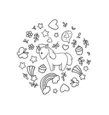Print 🖨️ and color ️ 98 emoji coloring pages ️ for free from our coloring book. Kawaii Unicorns Coloring Pages Vector Images Over 140