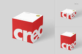 Note Cube Mockup Set Cube Template Branding Mockups Creative Market