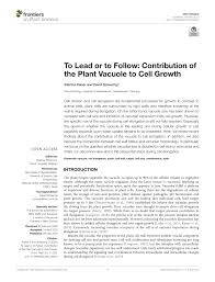 We did not find results for: Pdf To Lead Or To Follow Contribution Of The Plant Vacuole To Cell Growth