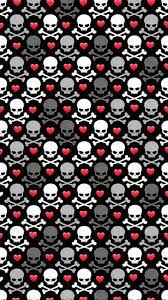 Caveiras Wallpaper Skull Wallpaper Emo Wallpaper Goth Wallpaper
