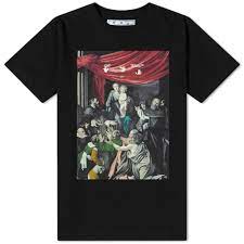 Off white flat latex interior paint. Off White Caravaggio Paintings Arrows Slim Tee Black End